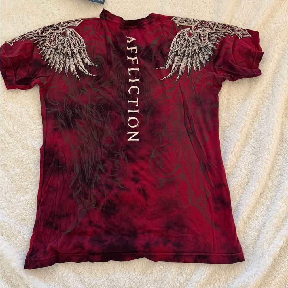 🔥 Affliction Live Fast Tie-Dye Graphic Tee – Size Large – NWT 🔥 - Picture 4 of 5